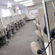 A headset hangs on a cubical wall after the last telemarketing shift at Spectrum Marketing Services, Inc. September 26, 2003 in Philadelphia, Pennsylvania.